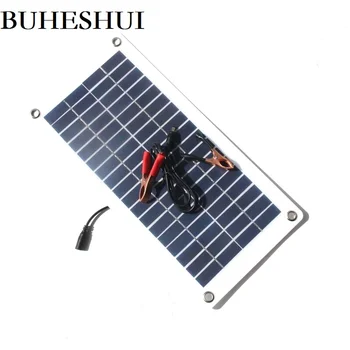 BUHESHUI 18V 10W Solar Cell Transparent Semi-flexible Polycrystalline Solar Panel Mdule With Clips outdoor 12V Battery Charger
BUHESHUI 18V 10W Solar Cell Transparent Semi-flexible Polycrystalline Solar Panel Mdule With Clips outdoor 12V Battery Charger