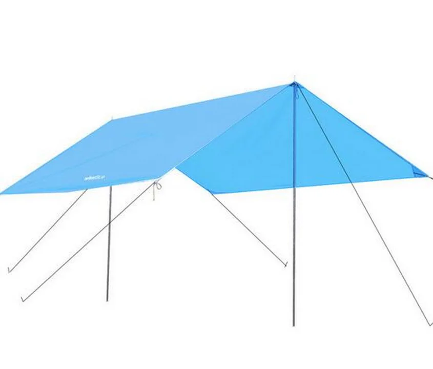 300CM * 295CM waterproof sunscreen UV outdoor camping tent, oversized oxford cloth canopy, awning, including rope, rod, nail.
300CM * 295CM waterproof sunscreen UV outdoor camping tent, oversized oxford cloth canopy, awning, including rope, rod, nail.