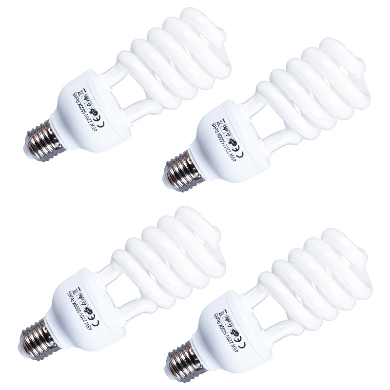 E27 220V 4*45W 5500K Studio Bulb Video Photography Daylight Electronic Energy-saving Lamp for Camera Photo Lighting free shiping
E27 220V 4*45W 5500K Studio Bulb Video Photography Daylight Electronic Energy-saving Lamp for Camera Photo Lighting free shiping