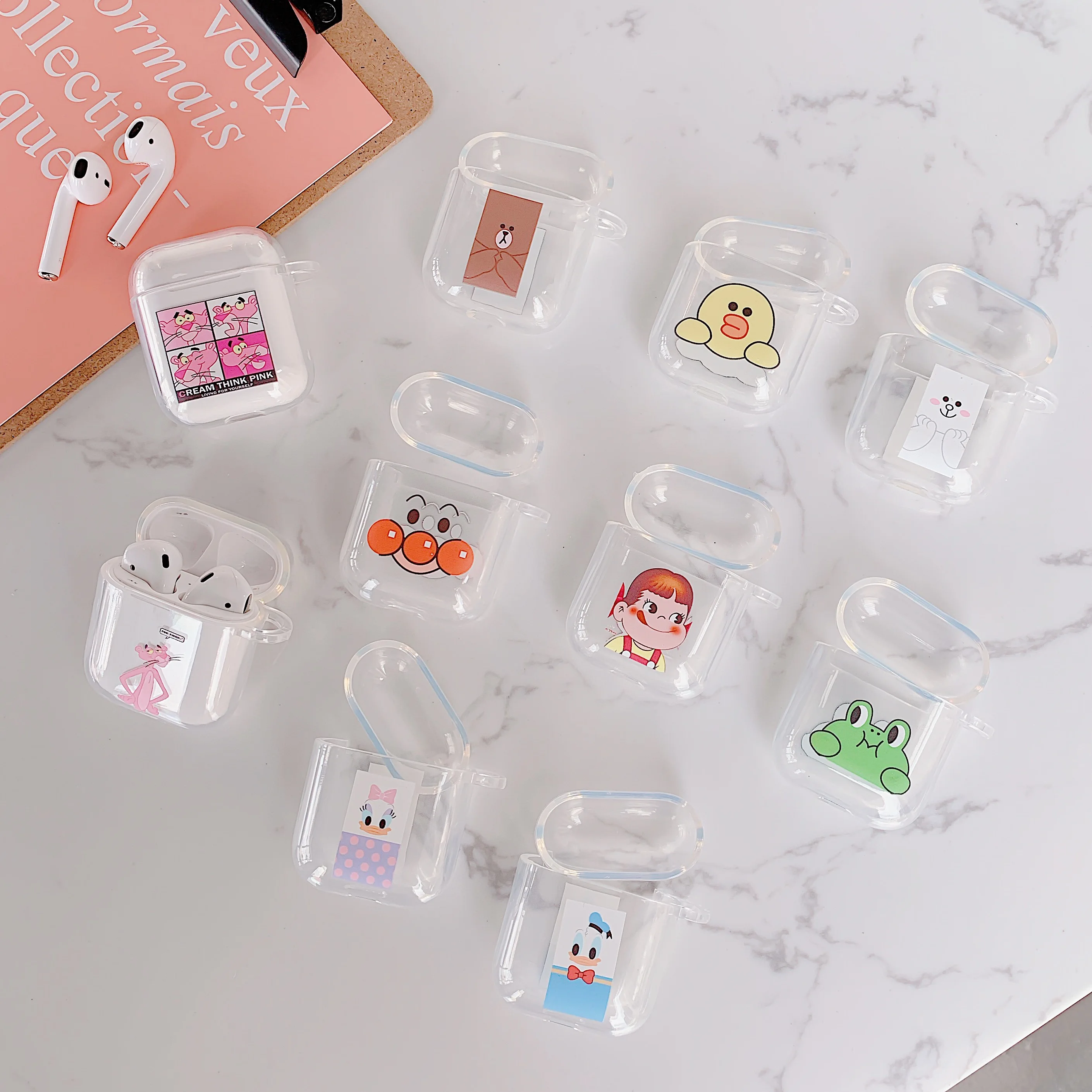 Cartoon Pink Panther Animals Wireless Bluetooth Earphone Cute Case For Apple AirPods 2&1 Silicone Charging
Cartoon Pink Panther Animals Wireless Bluetooth Earphone Cute Case For Apple AirPods 2&1 Silicone Charging
