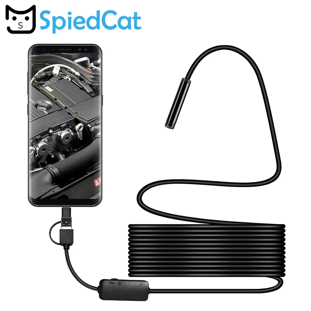 IP68 1200P Android 8MM Micro USB TypeC USB 3-in-1 Computer Endoscope Borescope Tube Waterproof USB Inspection Mini Video Camera
IP68 1200P Android 8MM Micro USB TypeC USB 3-in-1 Computer Endoscope Borescope Tube Waterproof USB Inspection Mini Video Camera