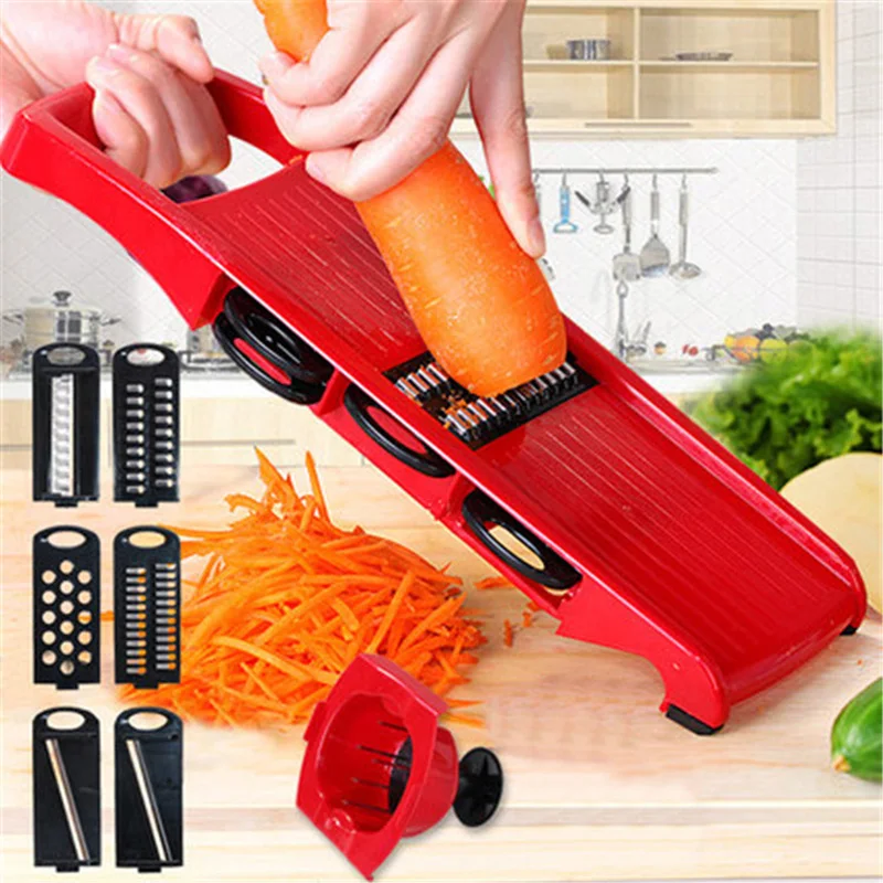 New Safety Quick Creative Mandoline Slicer Vegetable Cutter with Stainless Steel Blade Manual Potato Peeler Carrot Grater Dicer
New Safety Quick Creative Mandoline Slicer Vegetable Cutter with Stainless Steel Blade Manual Potato Peeler Carrot Grater Dicer