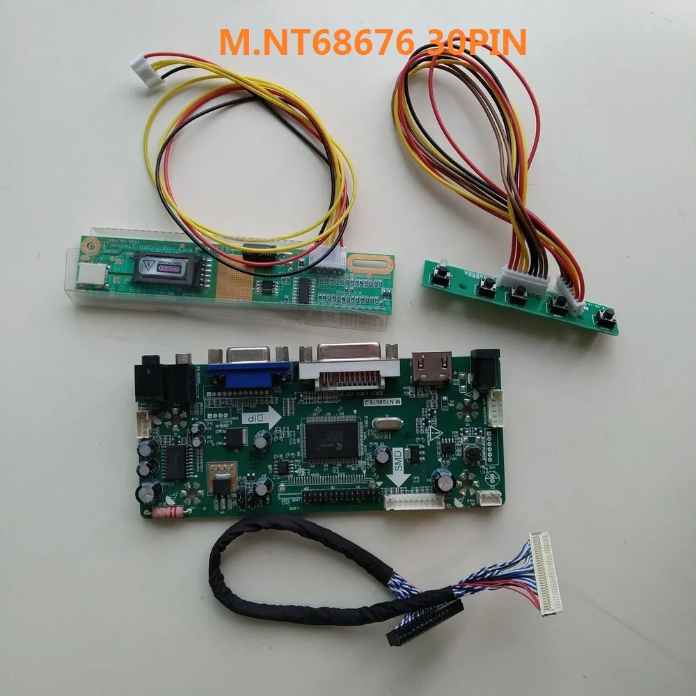 Комплект для B170UW01 V1 плата контроллера 30pin панель дисплея VGA сигнал DVI HDMI 1 лампа LVDS