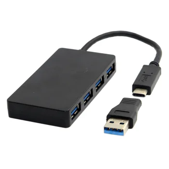 CYDZ USB 3.1 Type-C USB-C & USB 3.0 Combo 4 Port Hub For Laptop & Computer Support Windows 8 MacOS
CYDZ USB 3.1 Type-C USB-C & USB 3.0 Combo 4 Port Hub For Laptop & Computer Support Windows 8 MacOS