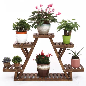Household wood flower stand indoor living room floor-standing wooden balcony meaty flower pot rack special space saving
Household wood flower stand indoor living room floor-standing wooden balcony meaty flower pot rack special space saving