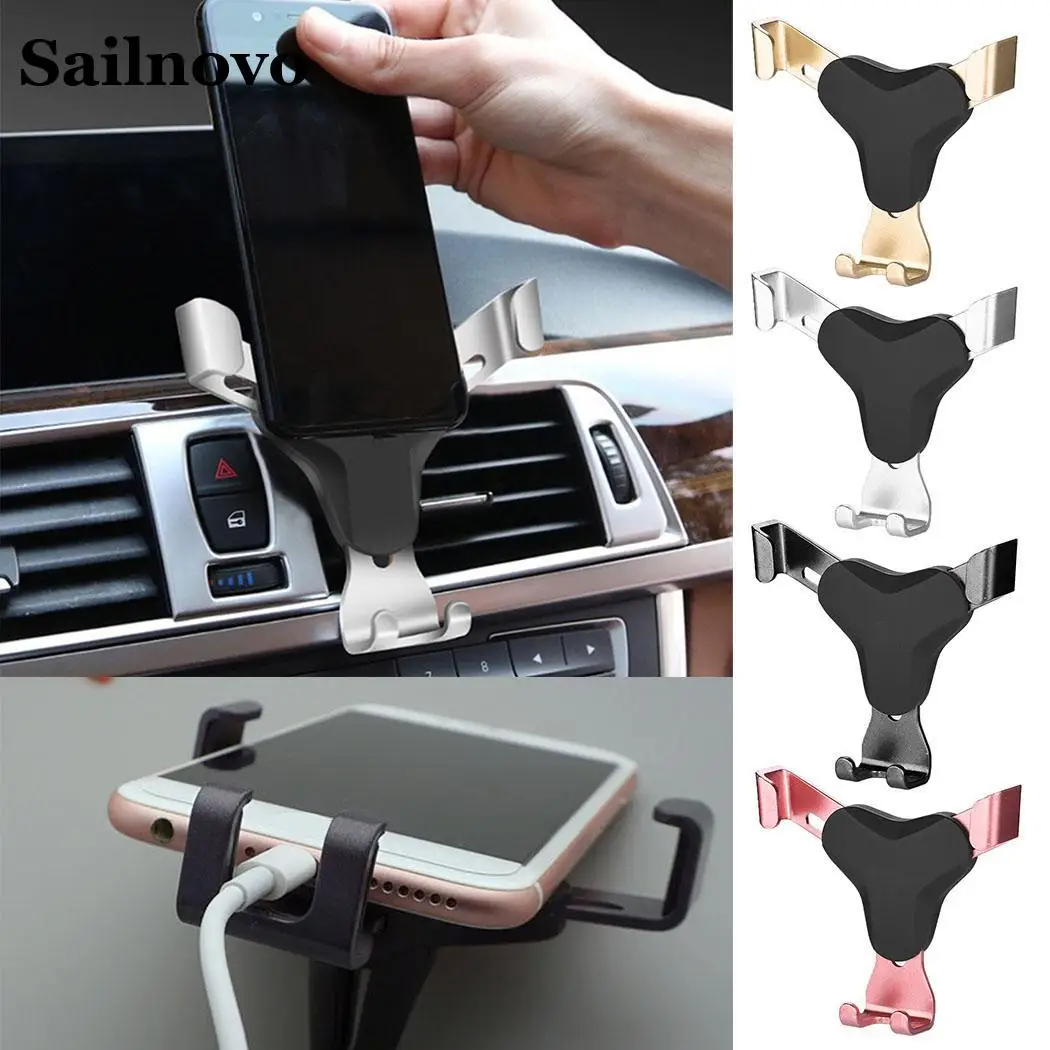 Sailnovo Y-shaped Car Phone Holder Air Ventilation Grille Gravity Mobile Phone Holder Car Mount Stand for General Mobile Phone
Sailnovo Y-shaped Car Phone Holder Air Ventilation Grille Gravity Mobile Phone Holder Car Mount Stand for General Mobile Phone