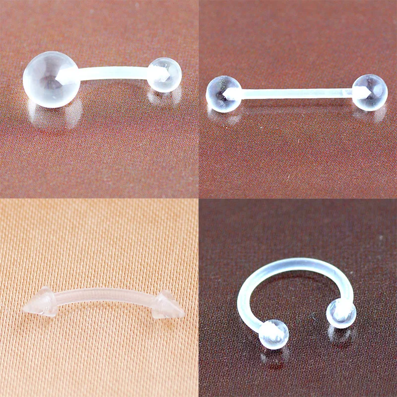 2Pcs/lot Clear Acrylic Ball Punk Bar Lip Ring Silicone Eyebrow Sexy Body Piercing Trinket for Women Men Lover's Jewelry Gifts
2Pcs/lot Clear Acrylic Ball Punk Bar Lip Ring Silicone Eyebrow Sexy Body Piercing Trinket for Women Men Lover's Jewelry Gifts