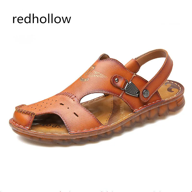 Fashion Men Casual Slip On Summer Sandals Men's Genuine Leather Beach Sandals Slippers Soft Casual Men Shoes Sandals Flat Shoes
Fashion Men Casual Slip On Summer Sandals Men's Genuine Leather Beach Sandals Slippers Soft Casual Men Shoes Sandals Flat Shoes