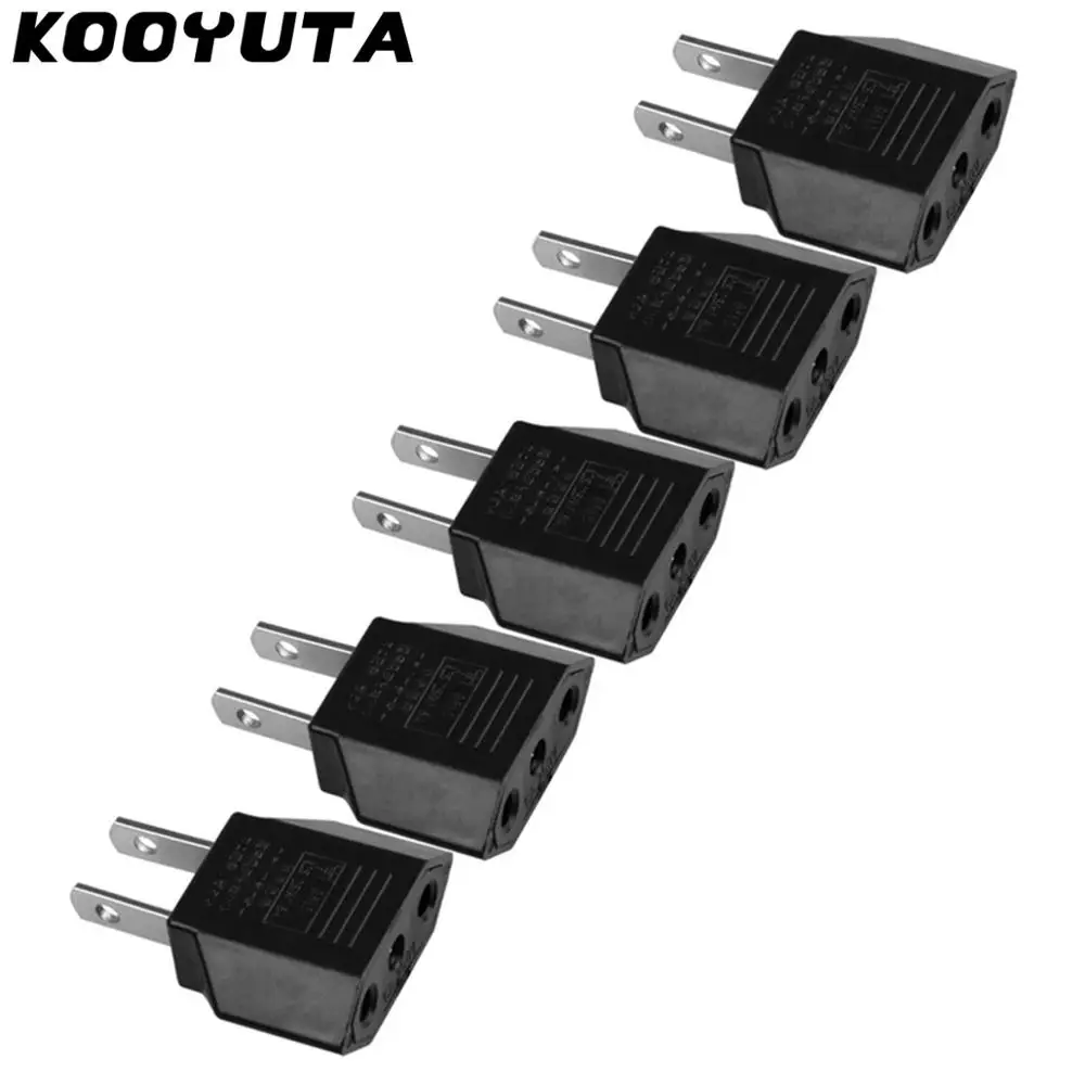 5pcs/lot US EU Plug Adapter EU to US Travel Power Adapter Electrical Plug Converter Socket American European Outlet Converter FS
5pcs/lot US EU Plug Adapter EU to US Travel Power Adapter Electrical Plug Converter Socket American European Outlet Converter FS