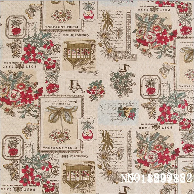 100x150cm Retro beautiful garden printed cotton linen Fabric Burlap for Sewing Textile Quilting Diy for pillow curtain Purse
100x150cm Retro beautiful garden printed cotton linen Fabric Burlap for Sewing Textile Quilting Diy for pillow curtain Purse