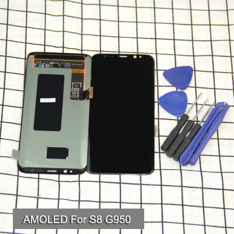 For Samsung Galaxy S8 G950 G950F LCD Display With Touch Digitizer Assembly For Samsung S8 LCD Repair Spare Parts
For Samsung Galaxy S8 G950 G950F LCD Display With Touch Digitizer Assembly For Samsung S8 LCD Repair Spare Parts