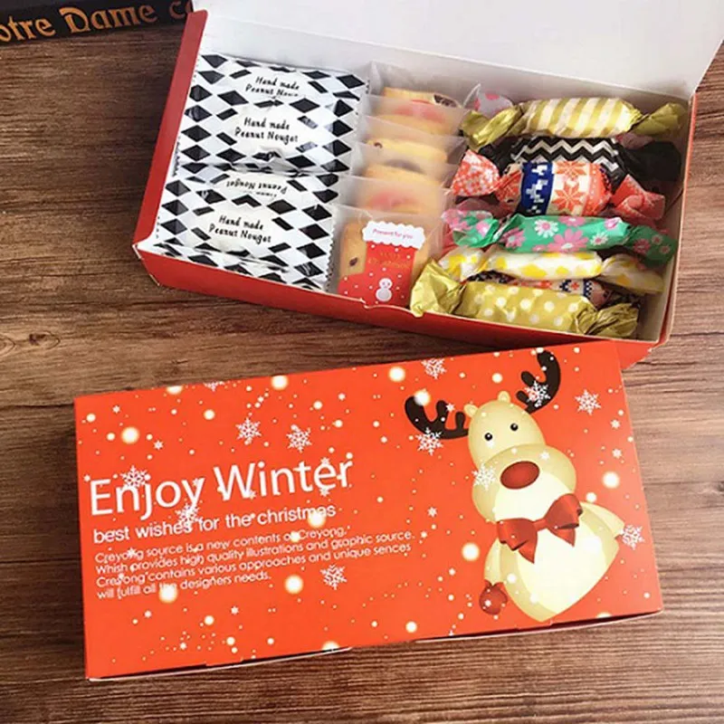 Cute Cartoon Christmas Cookie Packaging Red Cookie Package Santa Decor Bakery Box Party Wedding Gifts For Kids Cardboard Boxes
Cute Cartoon Christmas Cookie Packaging Red Cookie Package Santa Decor Bakery Box Party Wedding Gifts For Kids Cardboard Boxes