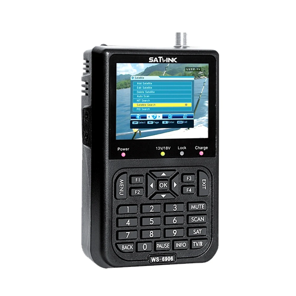 WS6906 3.5in LCD Color Display Data Digital Satellite Signal Finder Meter with HiGHT Quality and Stable Preformance
WS6906 3.5in LCD Color Display Data Digital Satellite Signal Finder Meter with HiGHT Quality and Stable Preformance