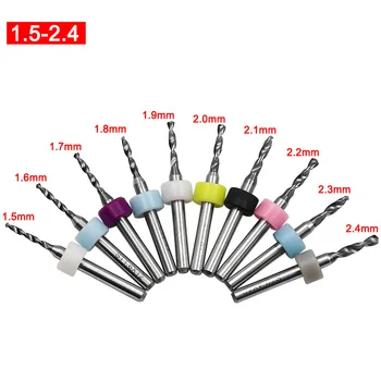 URANN 10pcs/set 0.6-2.4mm PCB mini drill Bit tungsten steel carbide for print circuit board cnc drill Bits Machine
URANN 10pcs/set 0.6-2.4mm PCB mini drill Bit tungsten steel carbide for print circuit board cnc drill Bits Machine