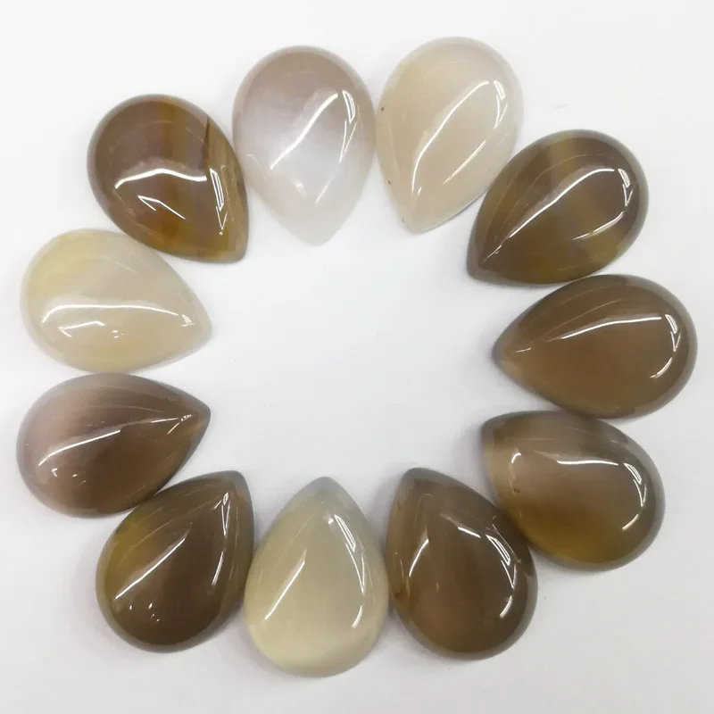 Wholesale 25x18mm natural gray onyx stone teardrop CAB CABOCHON beads for DIY jewelry accessories Free shipping 20pcs/lot
Wholesale 25x18mm natural gray onyx stone teardrop CAB CABOCHON beads for DIY jewelry accessories Free shipping 20pcs/lot
