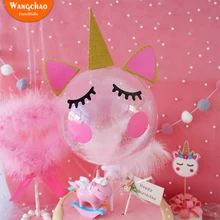 Unicorn Party Decorations Kids Happy Birthday Cake Topper Balloon Baby Shower Boy Girl Heart Pink Wave Ball Unicornio Cupcake
Unicorn Party Decorations Kids Happy Birthday Cake Topper Balloon Baby Shower Boy Girl Heart Pink Wave Ball Unicornio Cupcake