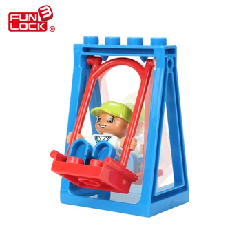 Funlock Duplo Playground Swing Blocks for Kids Plastic Park Theme Bricks Parts Educational Learning Toys Game For Children
Funlock Duplo Playground Swing Blocks for Kids Plastic Park Theme Bricks Parts Educational Learning Toys Game For Children