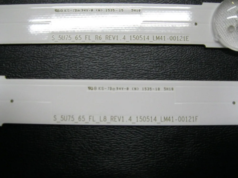 10Pieces/lot for SAMSUNG LM41-00121E, LM41-00121FS-5U75-65-FL-L8/R6-REV1.4-150514-LM41-00121F/E LED Backlights
10Pieces/lot for SAMSUNG LM41-00121E, LM41-00121FS-5U75-65-FL-L8/R6-REV1.4-150514-LM41-00121F/E LED Backlights