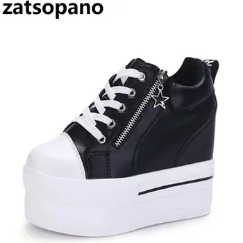 Zatsopano Women Shoes Canvas 2019 Black White Fashion Height Increasing Wedge Heels Casual Elevator Platform Shoes Women's Shoes
Zatsopano Women Shoes Canvas 2019 Black White Fashion Height Increasing Wedge Heels Casual Elevator Platform Shoes Women's Shoes