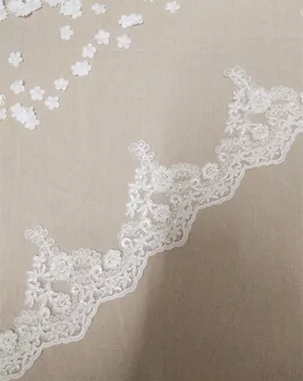 14 yards ivory beaded lace trim by the yard, heavy embroidered lace fabric, high end lace trim for bridal dress,veil accessories
14 yards ivory beaded lace trim by the yard, heavy embroidered lace fabric, high end lace trim for bridal dress,veil accessories