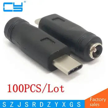 100Pcs/Lot DC 5.5 2.1mm to USB 3.1 Type C USB-C Power Jack Extension Charge Adapter Connector Adaptor Free shipping
100Pcs/Lot DC 5.5 2.1mm to USB 3.1 Type C USB-C Power Jack Extension Charge Adapter Connector Adaptor Free shipping