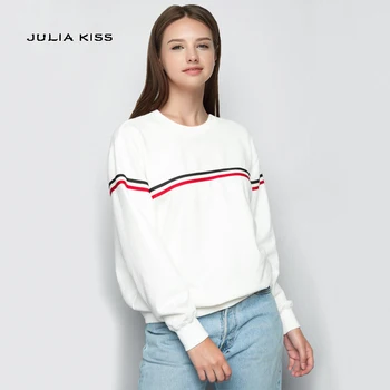 Autumn Fashion Women Crew neck Varsity Striped Sweatshirts Casual Long Sleeve Cotton Sweatshirt Pullovers Tops
Autumn Fashion Women Crew neck Varsity Striped Sweatshirts Casual Long Sleeve Cotton Sweatshirt Pullovers Tops