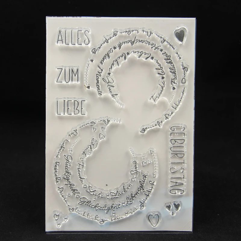 ZFPARTY German Transparent Clear Silicone Stamp for DIY scrapbooking/photo album Decorative card making 708
ZFPARTY German Transparent Clear Silicone Stamp for DIY scrapbooking/photo album Decorative card making 708