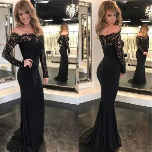 Formal Long Formal Evening Prom Party Dress Solid Slash Neck Dresses 2018 Real Photo Gradient Party Arrival Dresses vestido
Formal Long Formal Evening Prom Party Dress Solid Slash Neck Dresses 2018 Real Photo Gradient Party Arrival Dresses vestido