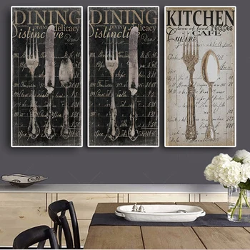 Vintage Knives and Forks Canvas Painting Posters and Prints Wall Art Picture for Coffee Room Kitchen Restaurant Cuadros Decor
Vintage Knives and Forks Canvas Painting Posters and Prints Wall Art Picture for Coffee Room Kitchen Restaurant Cuadros Decor