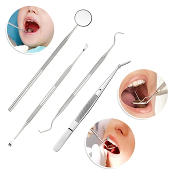 Dental Stainless Steel Dentist Oral Tool Household Tartar Mirror Probe Tooth Cleaning Tooth Removal
Dental Stainless Steel Dentist Oral Tool Household Tartar Mirror Probe Tooth Cleaning Tooth Removal