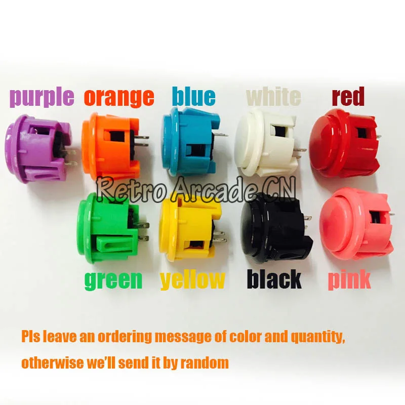 10pcs/lot Free shipping 30mm push button copy sanwa push button DIY Arcade fighting game kit imitation OBSF-30
10pcs/lot Free shipping 30mm push button copy sanwa push button DIY Arcade fighting game kit imitation OBSF-30