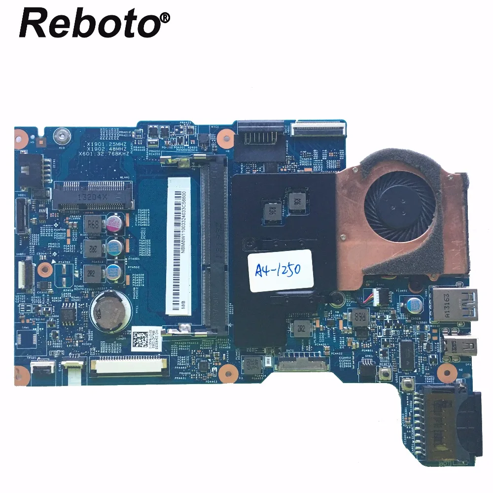 Reboto FOR ACER V5-122P Laptop Motherboard With A4-1250 CPU 2GB RAM HD8250 512MB NBM8W11003 48.4LK01.011 Mainboard 100% Tested
Reboto FOR ACER V5-122P Laptop Motherboard With A4-1250 CPU 2GB RAM HD8250 512MB NBM8W11003 48.4LK01.011 Mainboard 100% Tested