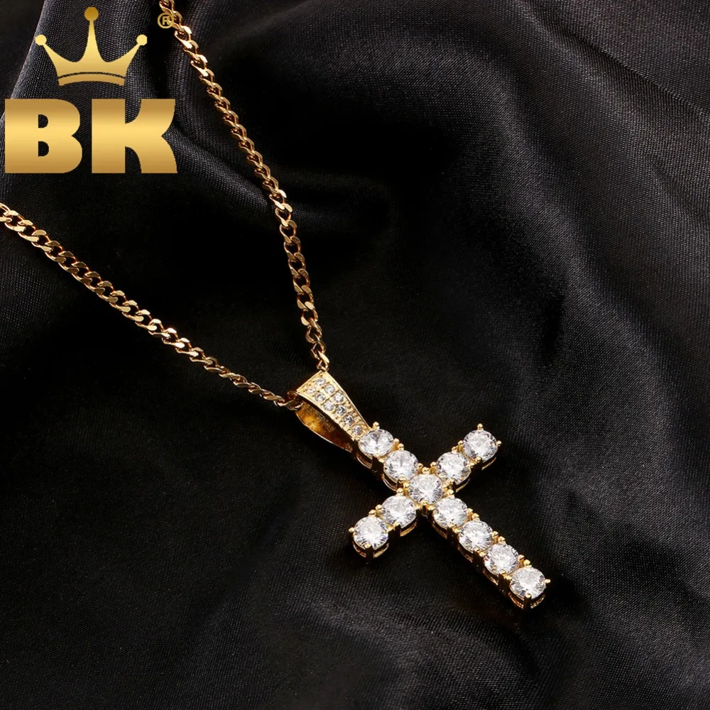 Luxury Mens Full Crystal AAA Cubic Zirconia Colored Cross Pendant 24inch Cuban Link Necklace Fashion Jewelry Dropshipping
Luxury Mens Full Crystal AAA Cubic Zirconia Colored Cross Pendant 24inch Cuban Link Necklace Fashion Jewelry Dropshipping