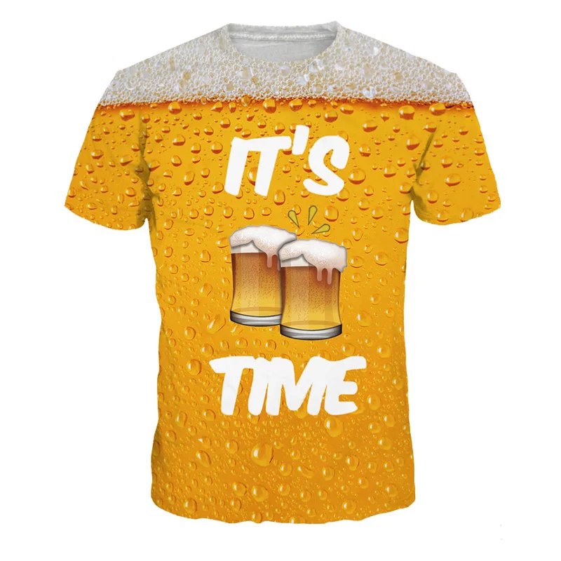 It's Beer Time 3D Letters Print T Shirt Men Women 2019 New Summer Cool Luxury O-neck Short Sleeve T-Shirts Male Tops Tees
It's Beer Time 3D Letters Print T Shirt Men Women 2019 New Summer Cool Luxury O-neck Short Sleeve T-Shirts Male Tops Tees