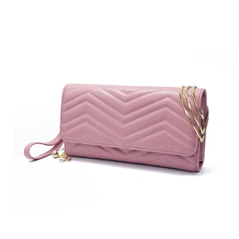 

HOT fashion women clutch bags hasp cover sheepskin handbag classic zig zag back heart thread messenger bag more color