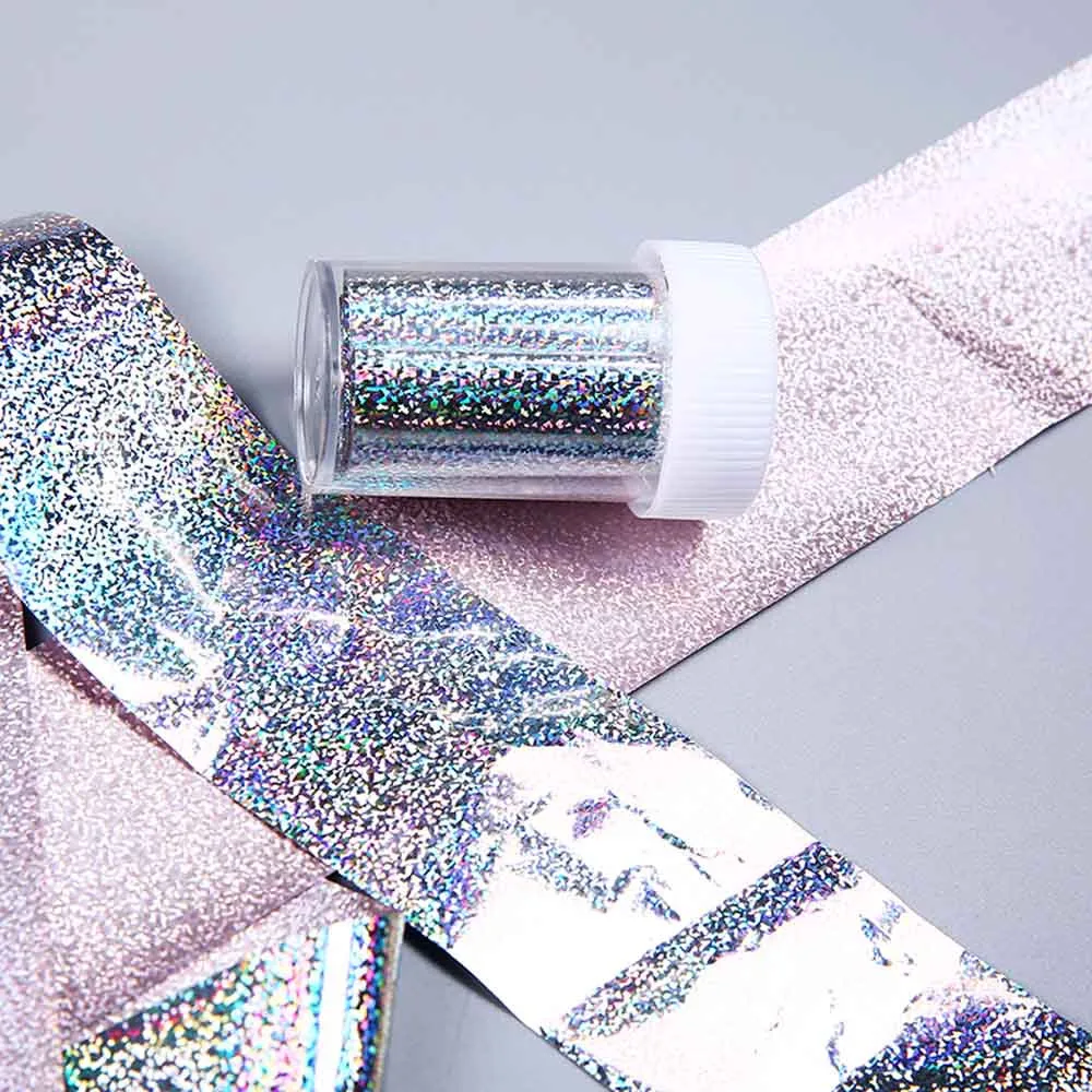 2017 1 roll of 4 * 100 CM Laser Holo Holographic Nail Foils Nail Art Transfer Stickers Nail Wraps laser Stickers Patch Foils
2017 1 roll of 4 * 100 CM Laser Holo Holographic Nail Foils Nail Art Transfer Stickers Nail Wraps laser Stickers Patch Foils