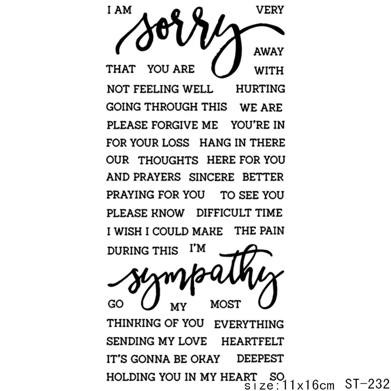 ZhuoAng Language greetings Transparent and Clear Stamp DIY Scrapbooking Album Card Making DIY Decoration Making
ZhuoAng Language greetings Transparent and Clear Stamp DIY Scrapbooking Album Card Making DIY Decoration Making