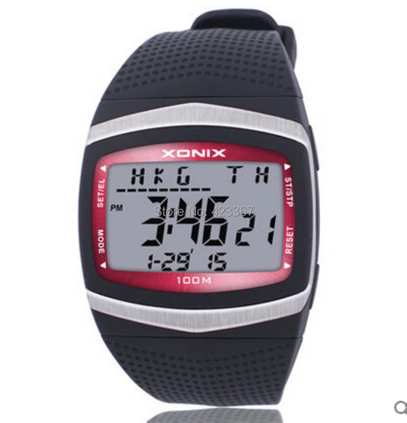 Brand Men Sports Watches Digital Multiple Time Zone World Time Multi Function Waterproof 100m Outdoor Swim Watch
Brand Men Sports Watches Digital Multiple Time Zone World Time Multi Function Waterproof 100m Outdoor Swim Watch