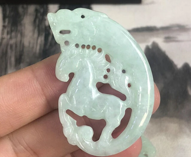 Collection of jadeite Dragon Horse Pendant ice waxy species a cargo jadeite dragon horse spiritual perfect Fashion Pendant
Collection of jadeite Dragon Horse Pendant ice waxy species a cargo jadeite dragon horse spiritual perfect Fashion Pendant