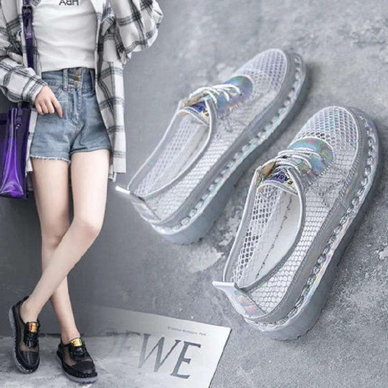 2019 summer new flat casual mesh shoes crystal shoes hollow breathable wild sandals
2019 summer new flat casual mesh shoes crystal shoes hollow breathable wild sandals