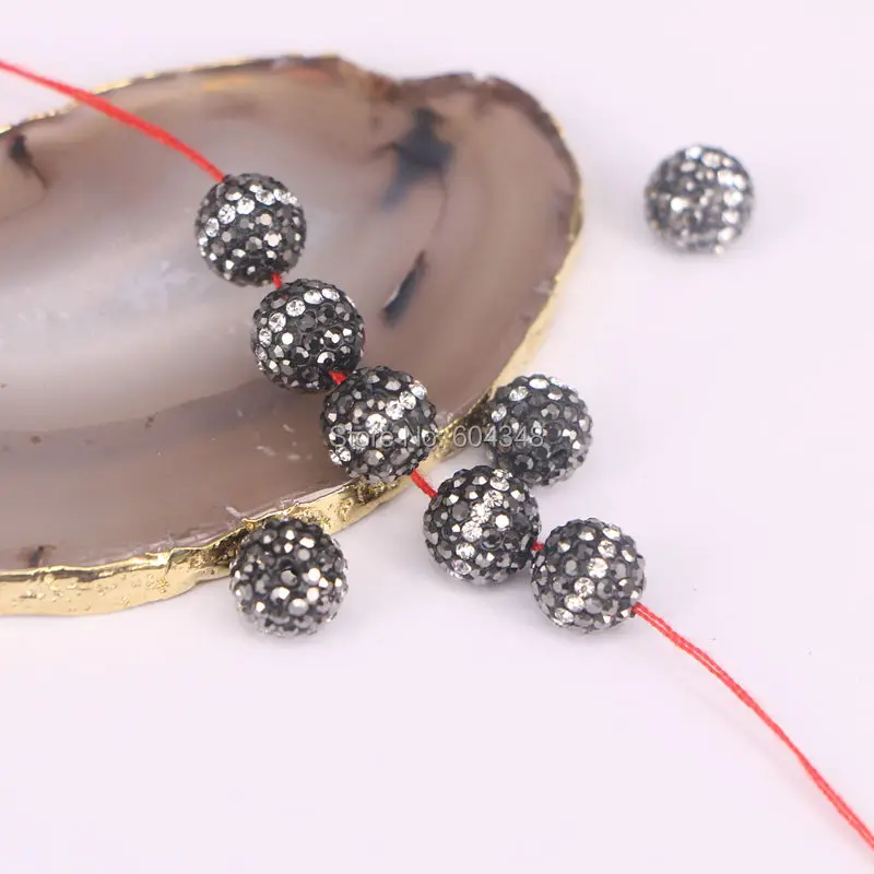 50pcs 8mm / 10mm Round shape Loose Beads with Pave Rhinestone Crystal Jewelry Spacer Beads Findings
50pcs 8mm / 10mm Round shape Loose Beads with Pave Rhinestone Crystal Jewelry Spacer Beads Findings