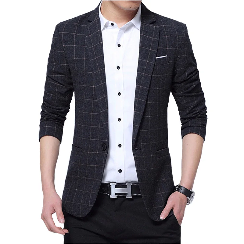 2018 New Arrival Business mens blazer Casual Blazers Men lattice Formal jacket Popular Design Men Dress Suit Jackets
2018 New Arrival Business mens blazer Casual Blazers Men lattice Formal jacket Popular Design Men Dress Suit Jackets