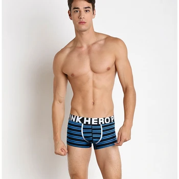 High Quality Elastic Men's Underwear Wholesale Fashion Stripe Cotton Men's Flat-angle Underwear fashion knickers briefs 
High Quality Elastic Men's Underwear Wholesale Fashion Stripe Cotton Men's Flat-angle Underwear fashion knickers briefs