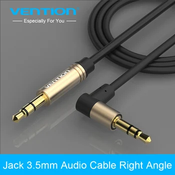 Vention 3.5mm Jack Audio Cable Male to Male Cable Audio 90 Degree Right Angle AUX Cable for Car Headphone MP3 Speaker
Vention 3.5mm Jack Audio Cable Male to Male Cable Audio 90 Degree Right Angle AUX Cable for Car Headphone MP3 Speaker
