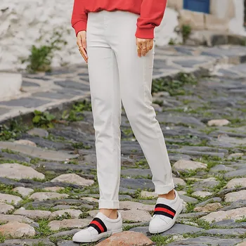 INMAN Spring Autumn Clothes Jeans Woman Fashion Solid Color Women Long Pants
INMAN Spring Autumn Clothes Jeans Woman Fashion Solid Color Women Long Pants