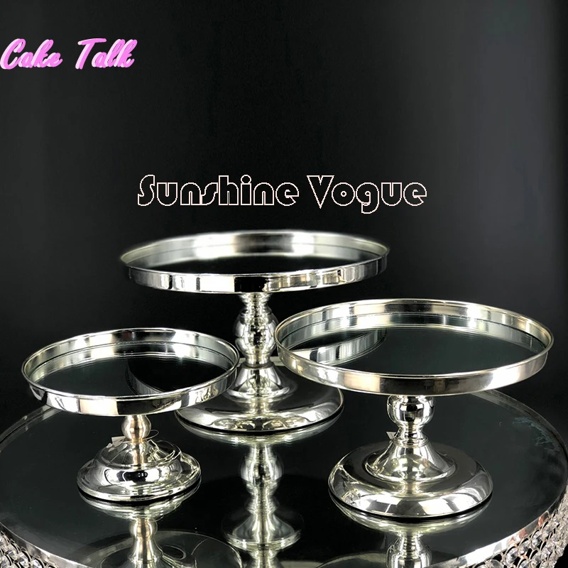 Silver Mirror cake stand Electroplating Metal cupcake stand Grand design baking love wedding party dessert table decoration
Silver Mirror cake stand Electroplating Metal cupcake stand Grand design baking love wedding party dessert table decoration