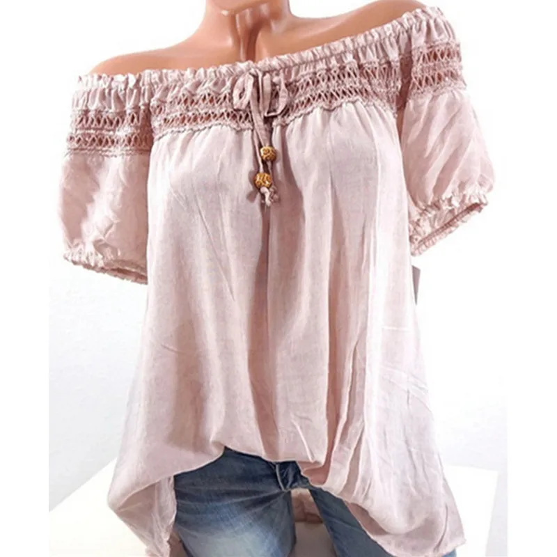 Summer 5XL Plus Size Casual Fashion Clothes Women Blouse Shirt Blusas Feminina Chiffon Sexy Chemise Femme Tops Tee Off Shoulder
Summer 5XL Plus Size Casual Fashion Clothes Women Blouse Shirt Blusas Feminina Chiffon Sexy Chemise Femme Tops Tee Off Shoulder