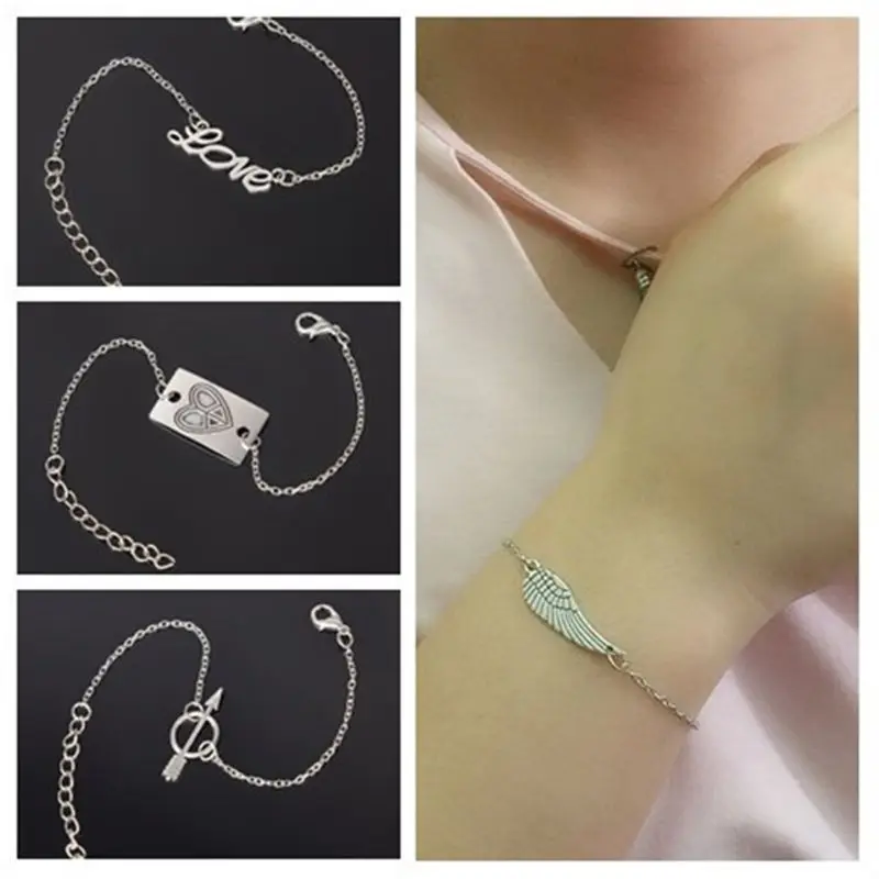 Simple Style Silver Plated Charms Bracelet Jewelry Gift Wedding Banquet Wholesale High Quality Jewelry
Simple Style Silver Plated Charms Bracelet Jewelry Gift Wedding Banquet Wholesale High Quality Jewelry