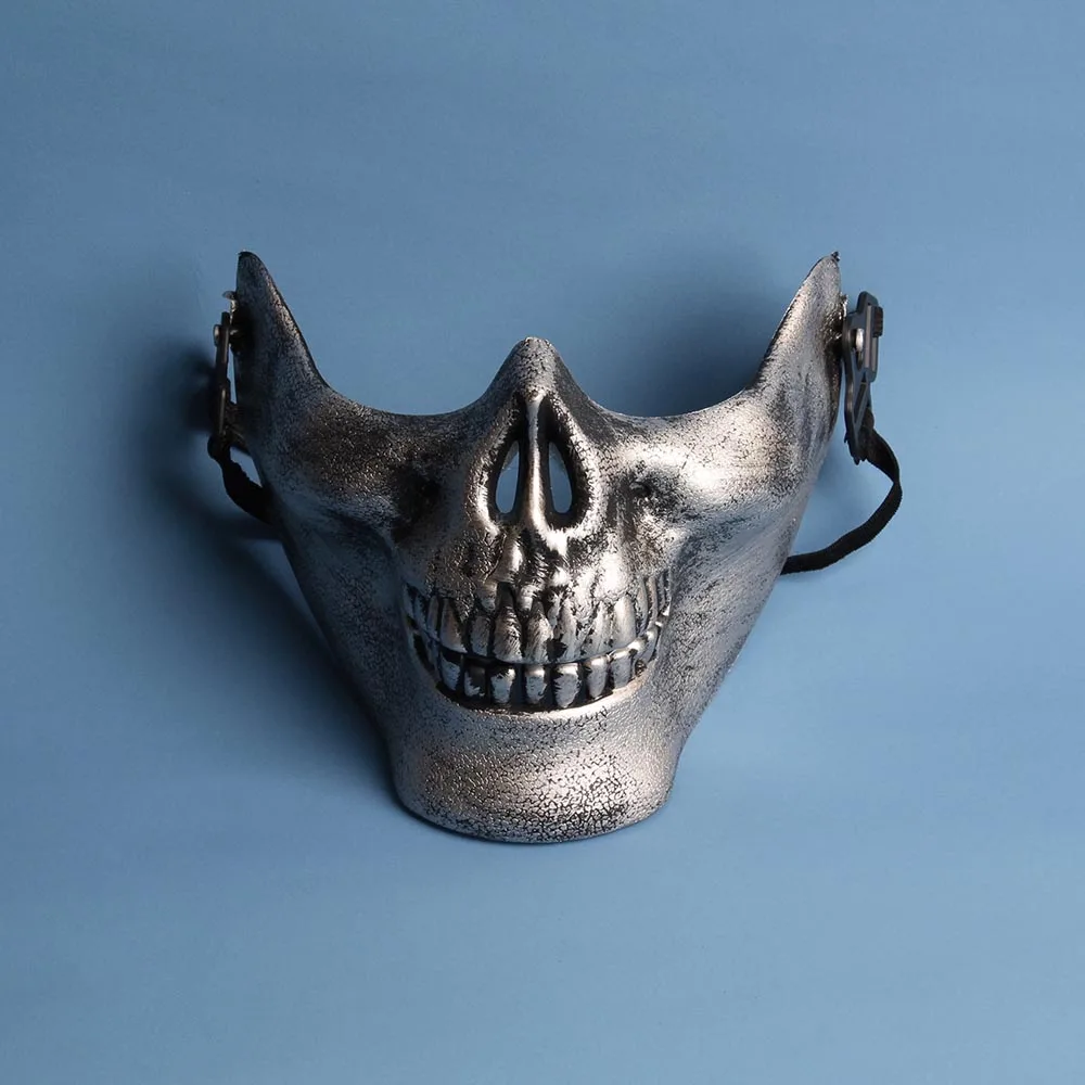 Holloween Horror Mask For Cosplay & Skeleton Scary Mask Masquerade & Party Mask For Adult Lower Half Face 007
Holloween Horror Mask For Cosplay & Skeleton Scary Mask Masquerade & Party Mask For Adult Lower Half Face 007
