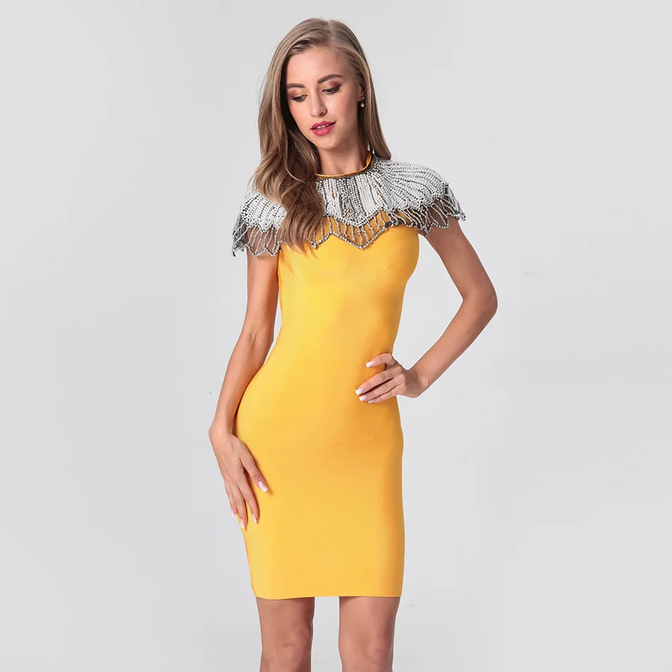 Multicolor Sleeveless Pearl Beading Rhinestone Bodycon Dress Women Slim Elegance Nightclub Evening Mini Party Vestidos
Multicolor Sleeveless Pearl Beading Rhinestone Bodycon Dress Women Slim Elegance Nightclub Evening Mini Party Vestidos